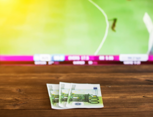 a few banknotes on a table